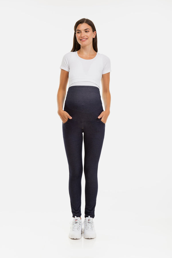 Jeggings εγκυμοσύνης - Παντελόνι - soonMAMA - Η σωστή προσθήκη στην κομψή και άνετη εγκυμοσύνη! - Παλτά για έγκυες