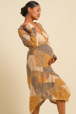 Ασύμμετρο φόρεμα εγκυμοσύνης και θηλασμού -  - soonMAMA - Η σωστή προσθήκη στην κομψή και άνετη εγκυμοσύνη! - Παλτά για έγκυες
