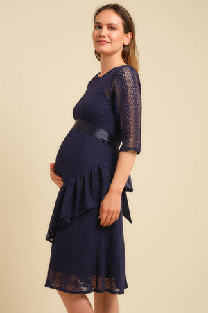Επίσημο φόρεμα εγκυμοσύνης από δαντέλα -  - soonMAMA - Η σωστή προσθήκη στην κομψή και άνετη εγκυμοσύνη! - Παλτά για έγκυες