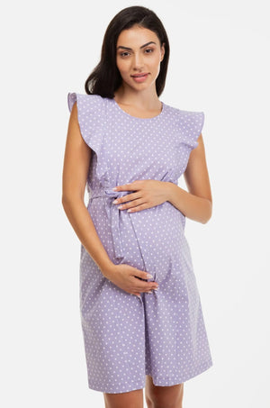 Φόρεμα εγκυμοσύνης και θηλασμού με μανίκια καμπάνα -  - soonMAMA - Η σωστή προσθήκη στην κομψή και άνετη εγκυμοσύνη! - Παλτά για έγκυες