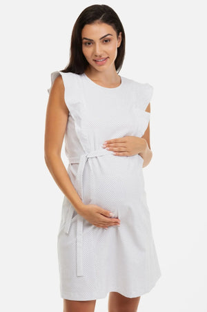 Φόρεμα εγκυμοσύνης και θηλασμού με μανίκια καμπάνα -  - soonMAMA - Η σωστή προσθήκη στην κομψή και άνετη εγκυμοσύνη! - Παλτά για έγκυες